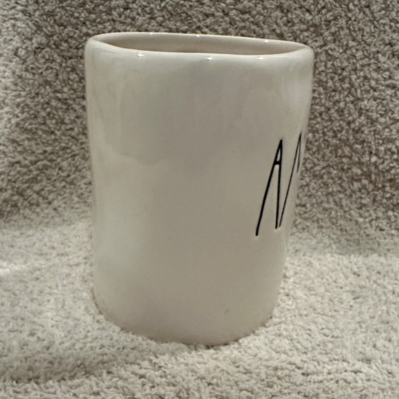 Rae Dunn Cream Mug with Black 'AMOUR' Lettering - Picture 3 of 8